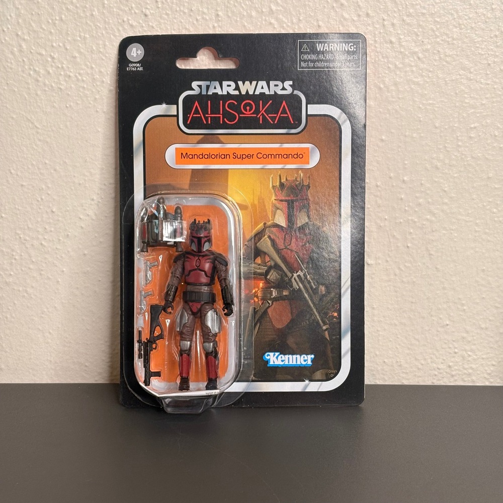 Star Wars Action Figure Kids 3.75in Red New Mandalorian Super Commando VC353